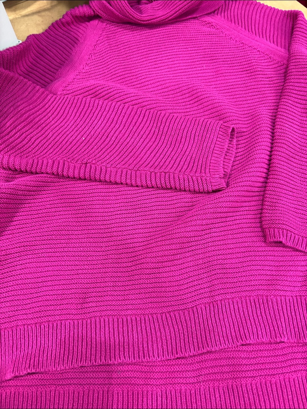 Kenneth Cole Raspberry cotton sweater - Picture 2 of 6